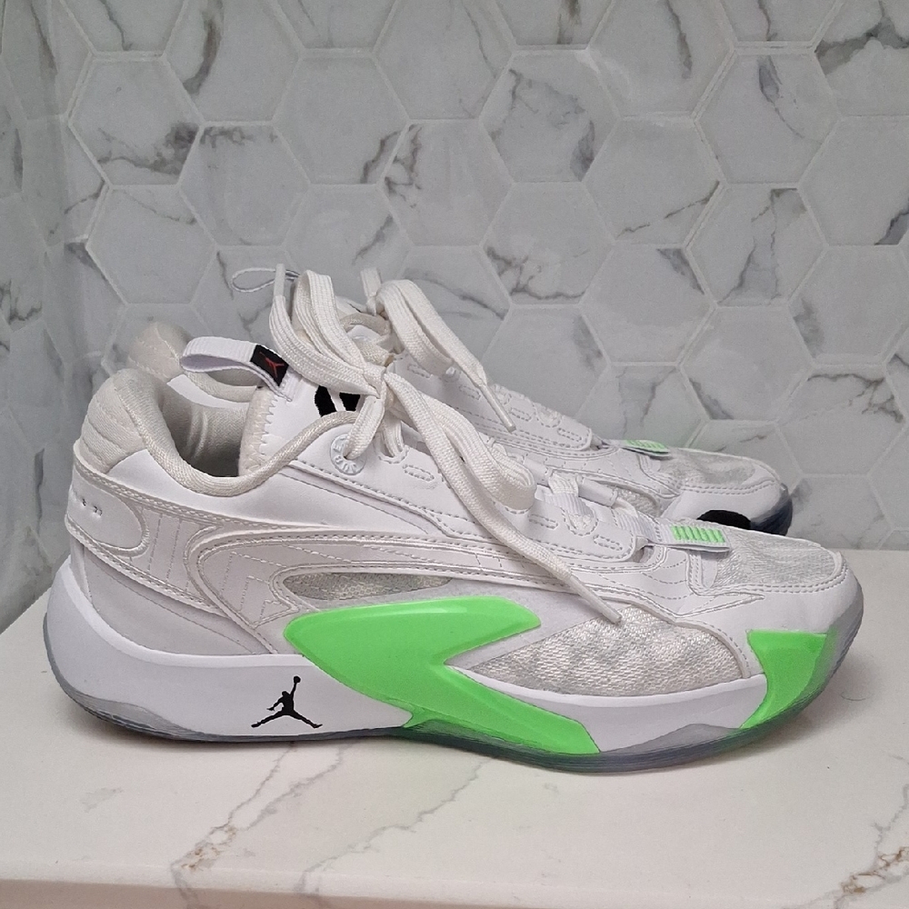 Nike Jordan Luka Two White Sneakers Luka Doncic Trick Shot Trainers Size 6.5Y